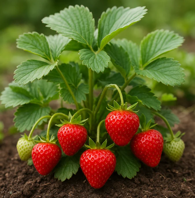 fraisiers pour jardin ludique